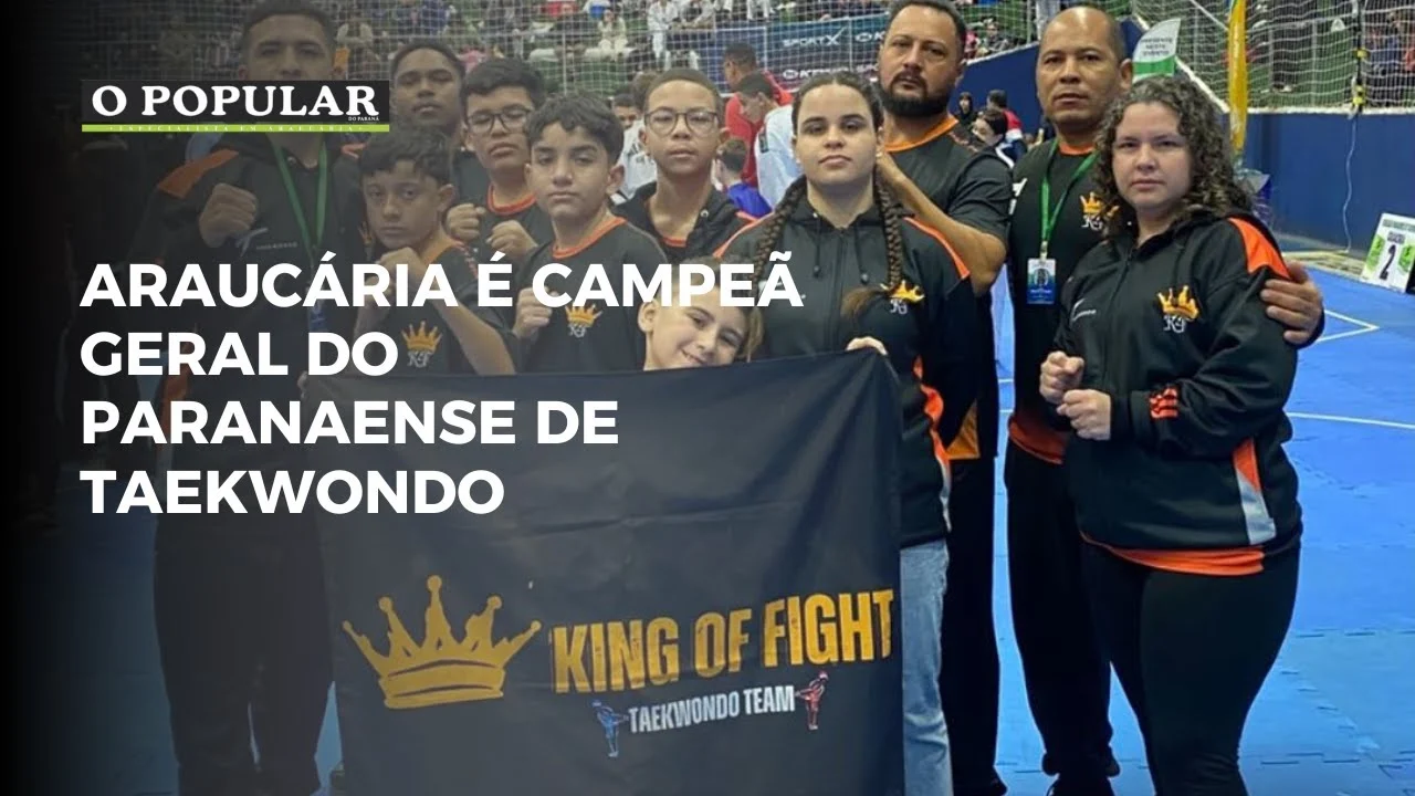 ARAUCÁRIA É CAMPEÃ GERAL DO PARANAENSE DE TAEKWONDO - Jornal O Popular do Paraná