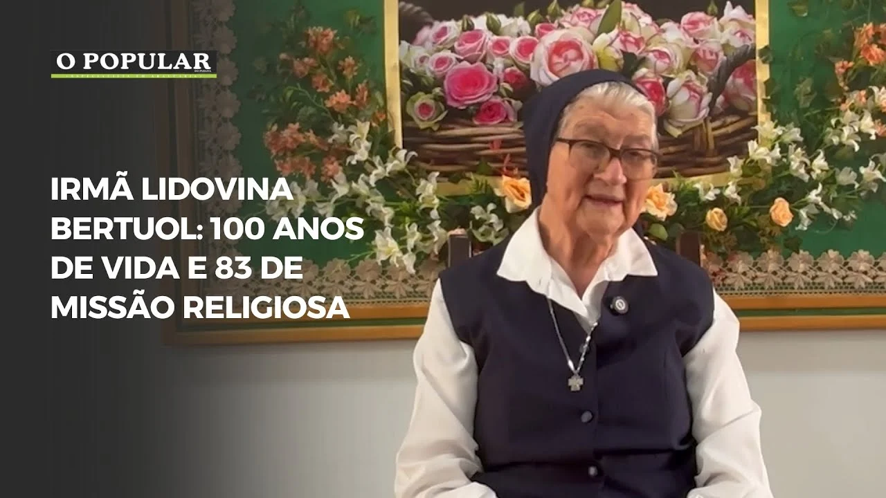 Irmã Lidovina Bertuol: 100 anos de vida e 83 de missão religiosa - Jornal O Popular do Paraná