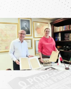 Pesquisadora polonesa retorna a Araucária para avançar nas pesquisas sobre a vida do médico Jozéf Czaki