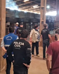 Polícia Civil incinera 1,2 tonelada de drogas e destrói 1,5 mil litros de bebidas falsificadas em Araucária