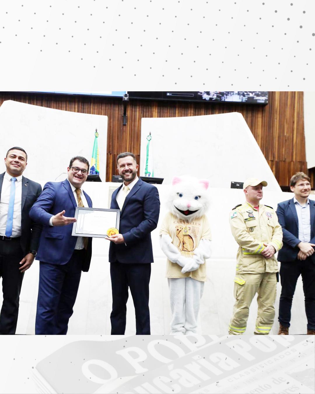 Projeto ‘Canção Vira Ração’ recebe homenagem na Assembleia Legislativa