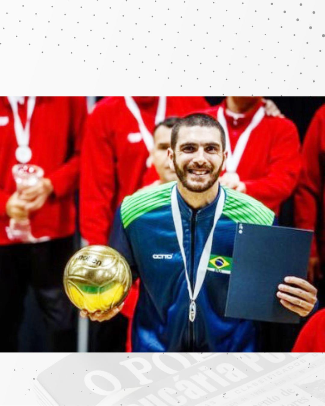 Alex Witkovski é vice-campeão da Copa do Mundo de Vôlei Sentado