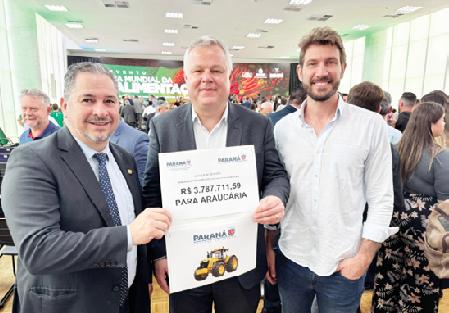 Araucária recebe quase R$ 4 milhões para modernizar o parque de máquinas