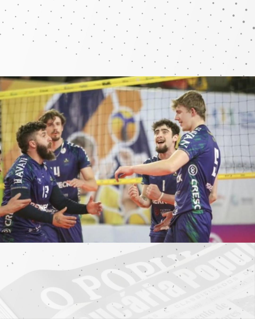 Araucária Vôlei joga em casa pela semifinal do Paranaense no sábado (25)