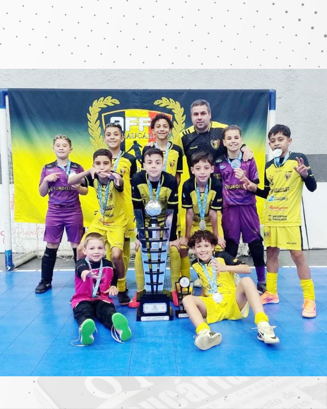 Equipe da AFFA Figas é vice-campeã paranaense na categoria sub-12