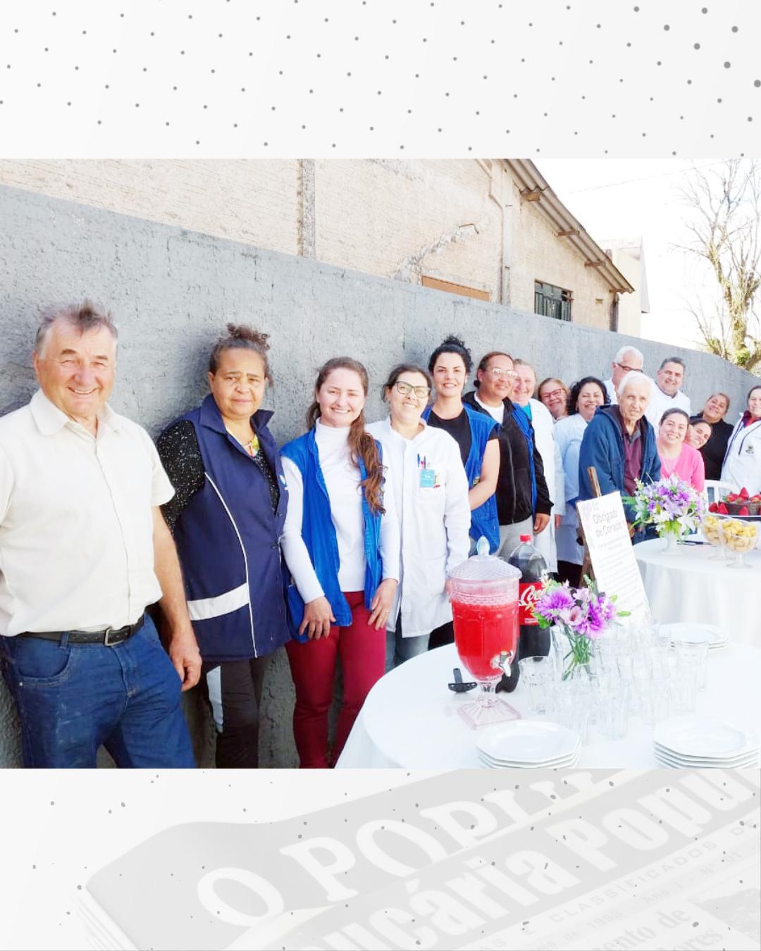 Equipe da UBSF Colônia Cristina recebe homenagem especial de família de paciente