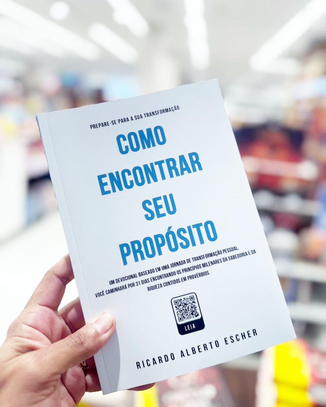 Ricardo Escher divulga data de lançamento do seu primeiro livro ‘Como Encontrar Seu Propósito’