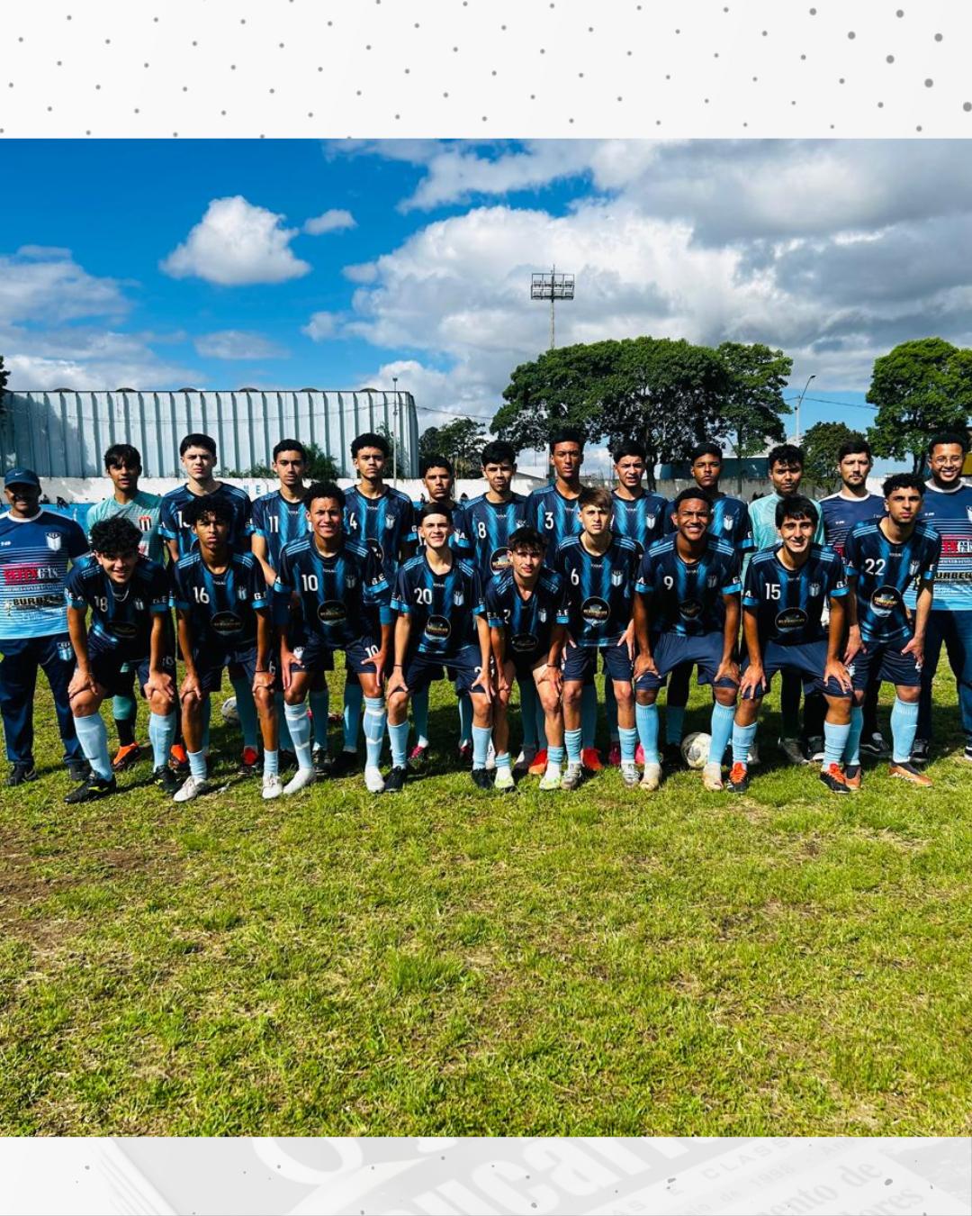 Sub-17 do Grêmio Araucariense perde jogo de ida das quartas de final da Taça Paraná Juvenil