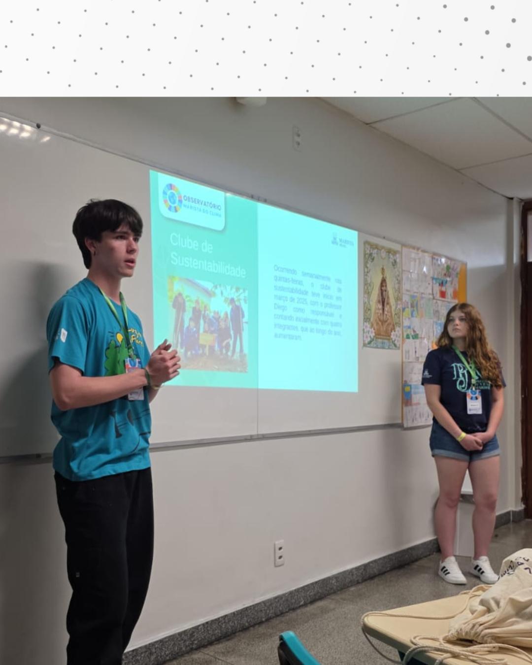 Alunos do Marista Araucária participam dos eventos estudantis da COP-30 em Belém