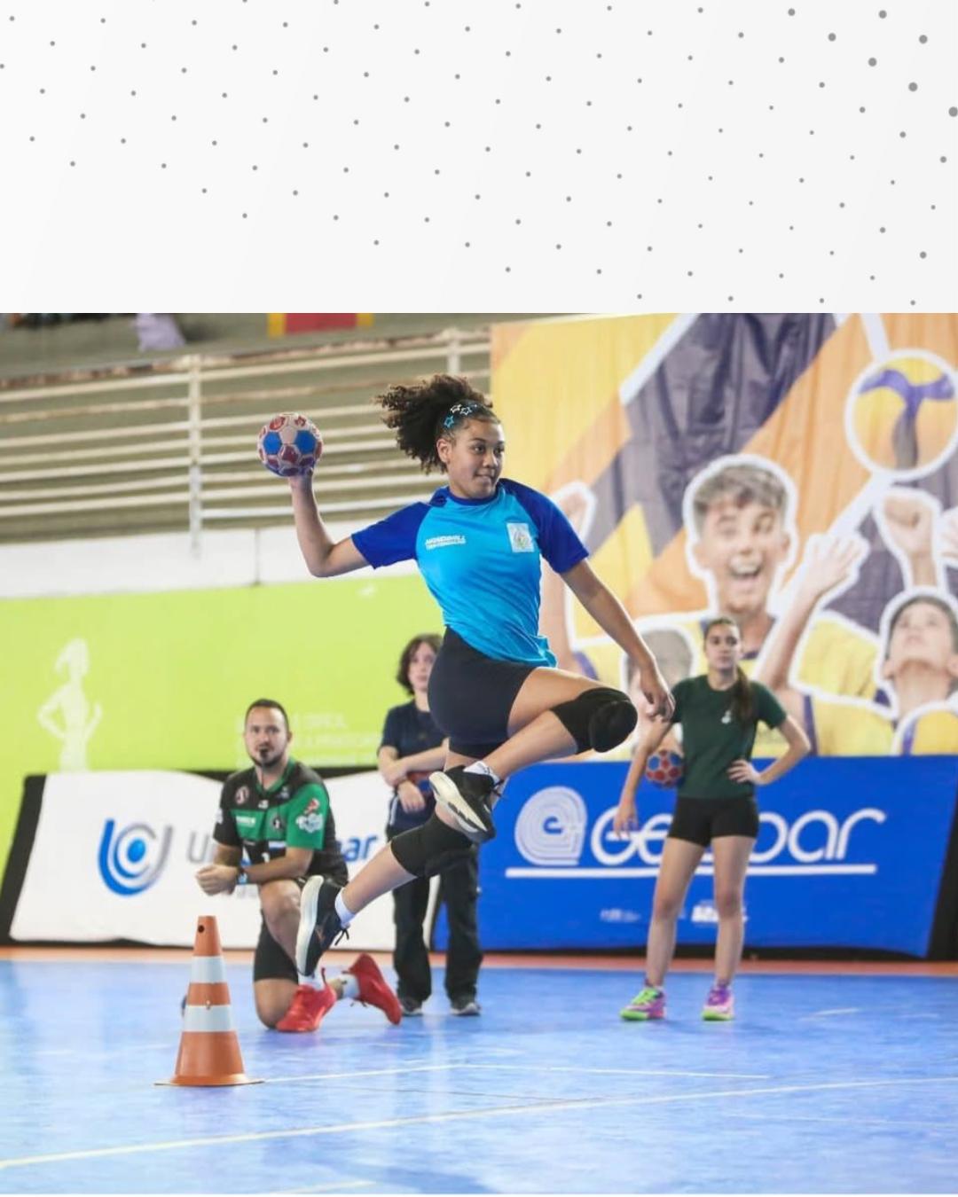 Domingo (23) o Ginásio Joval recebe o Festival Municipal de Handebol