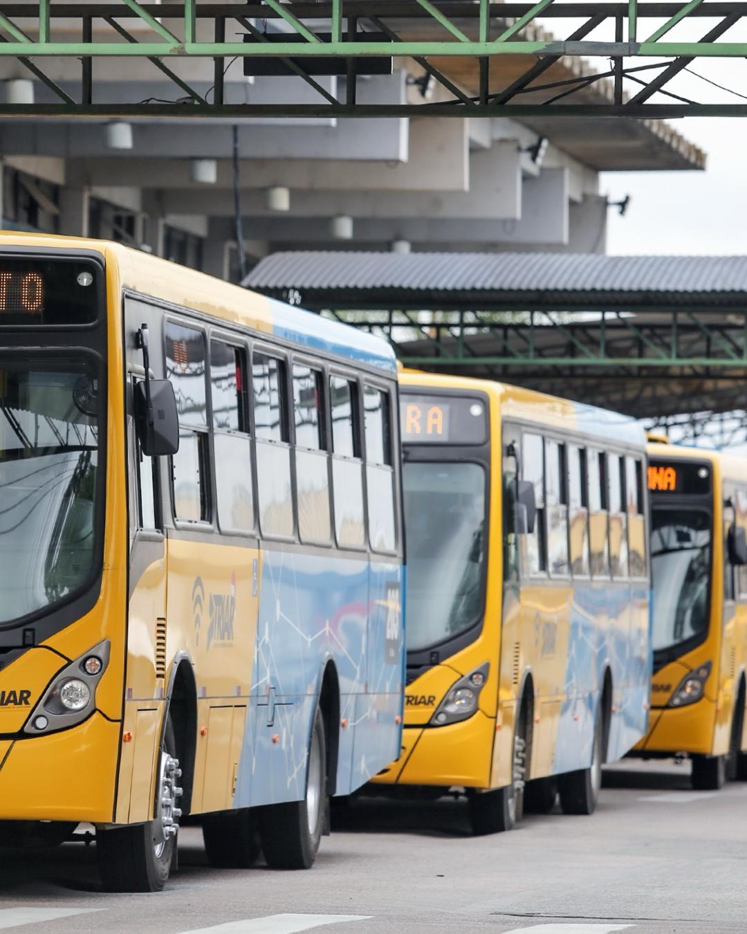 Ônibus do TRIAR vão circular com tarifa grátis neste final de semana