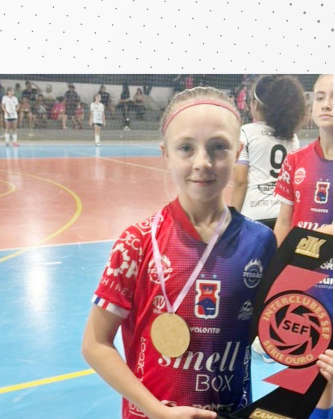 Ana Riba defende o Paraná Clube na Copa Mundo de Futsal Menores 2025