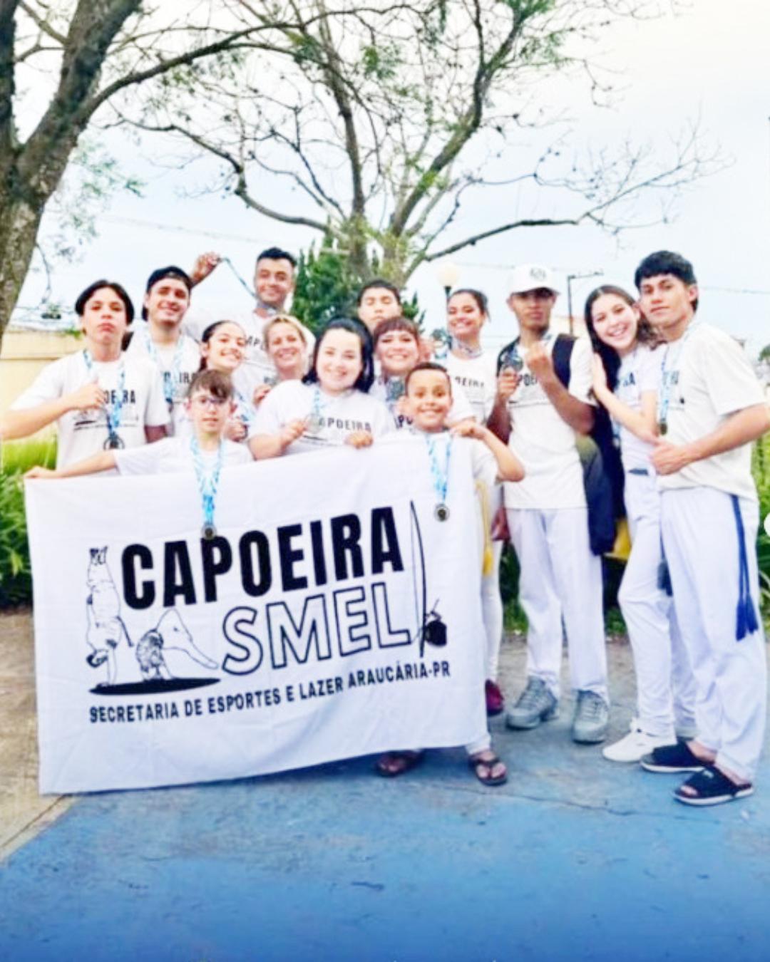 Capoeira de Araucária fatura 9 medalhas no Circuito Municipal em Ponta Grossa