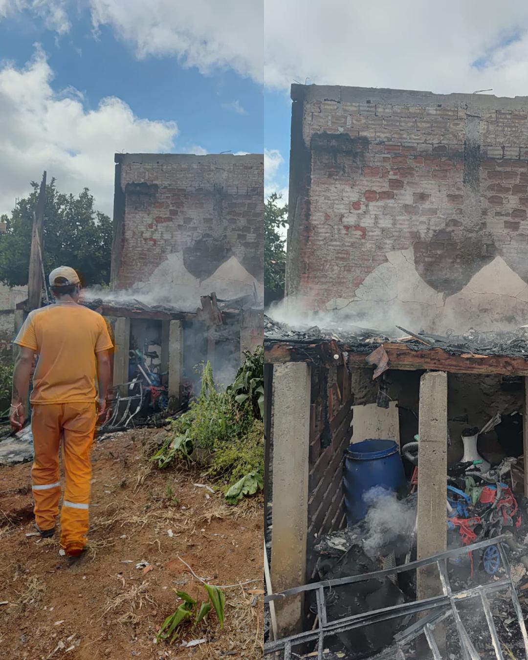 Familia perde tudo em incêndio no Capela Velha e realiza campanha de arrecadação