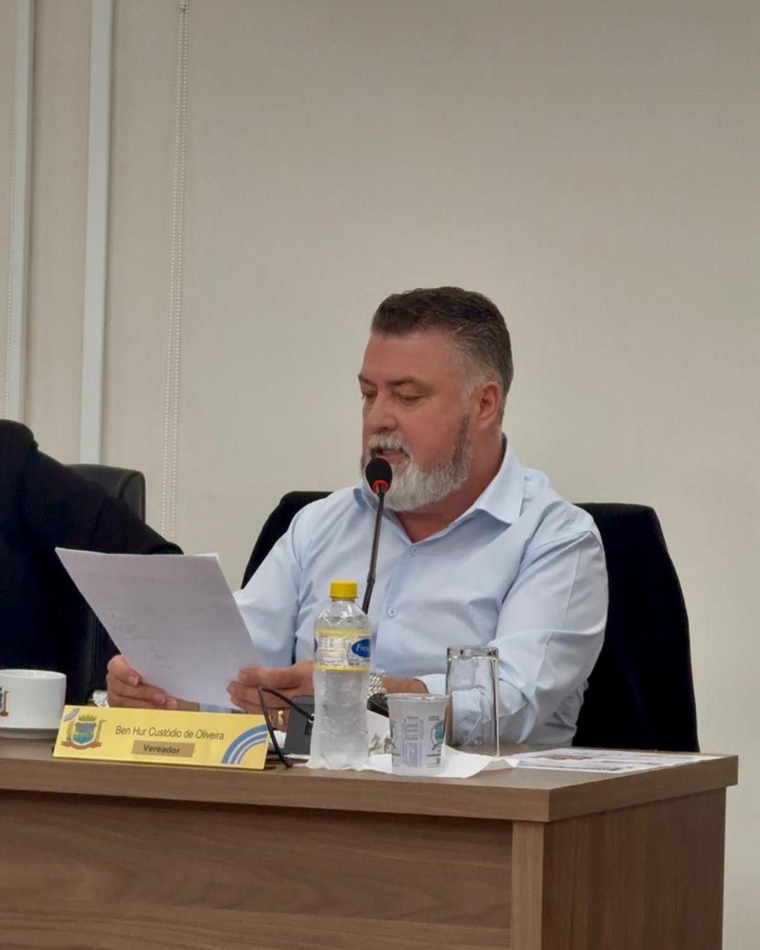 NP: Há um mês no cargo, Ben Hur apresenta mais de 70 projetos de lei