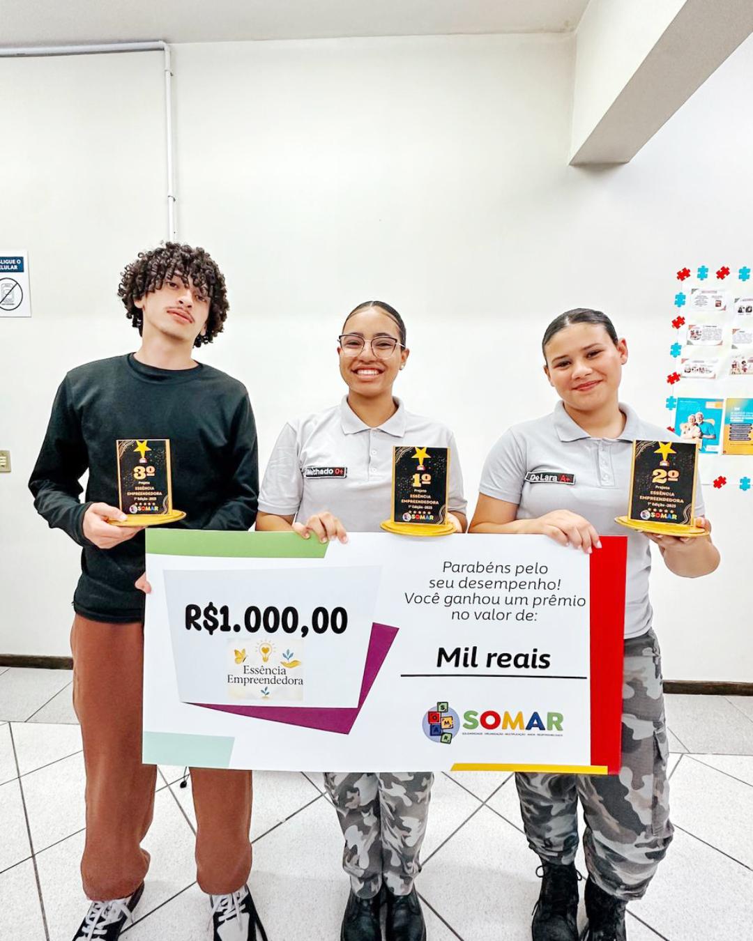 Projeto Somar divulga vencedores da 1ªedição do projeto Essência Empreendedora