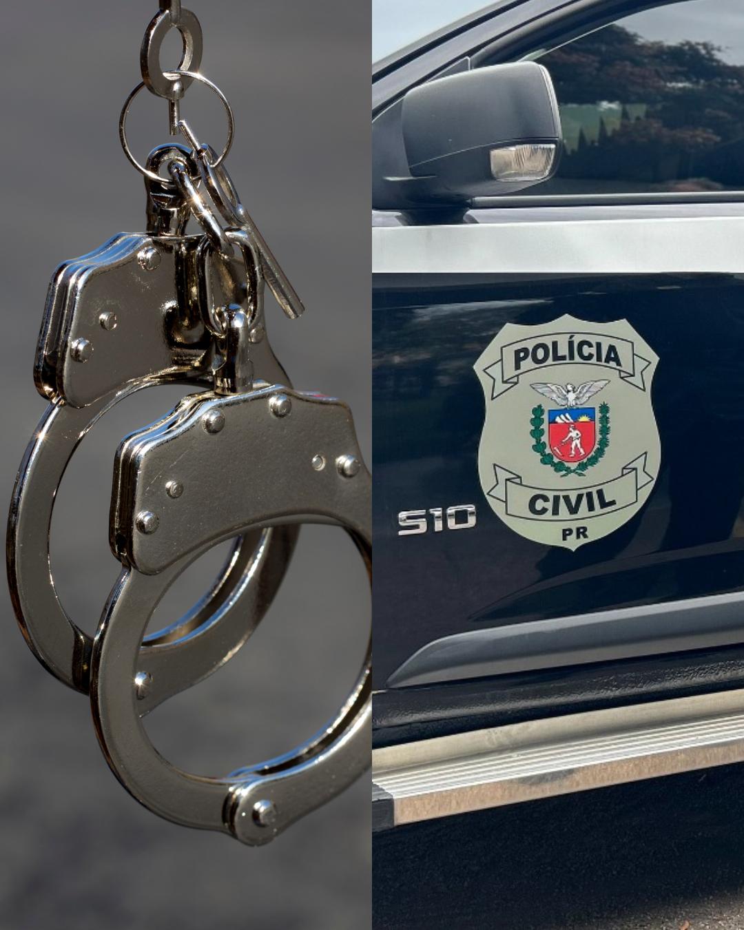 Idoso condenado por estupro de vulnerável é preso pela Delegacia de Araucária no Campo Redondo