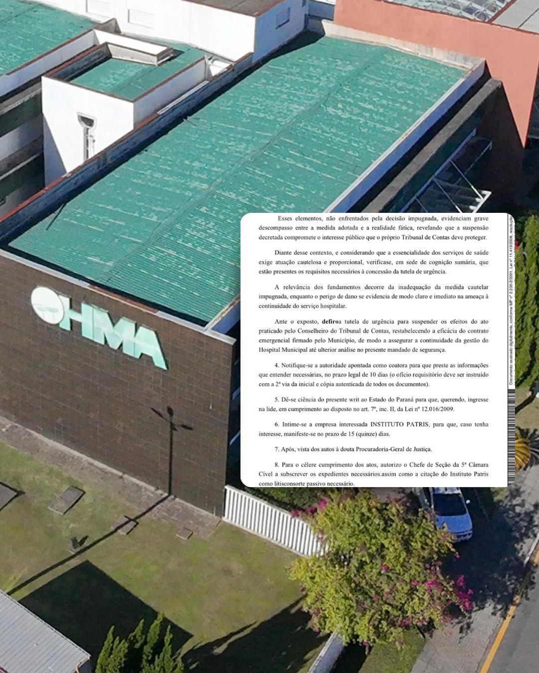 Justiça derruba decisão do TCE e contratação de nova OS para gerenciar o HMA está mantida