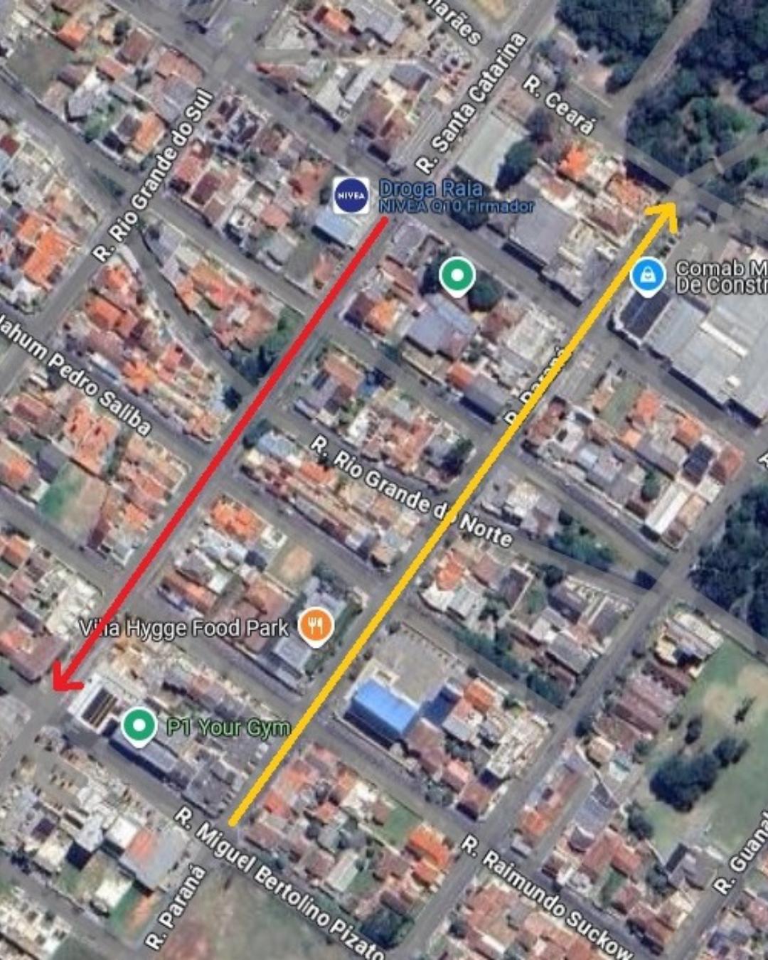 Prefeitura implanta novo binário próximo ao Parque Cachoeira a partir de 23 de fevereiro