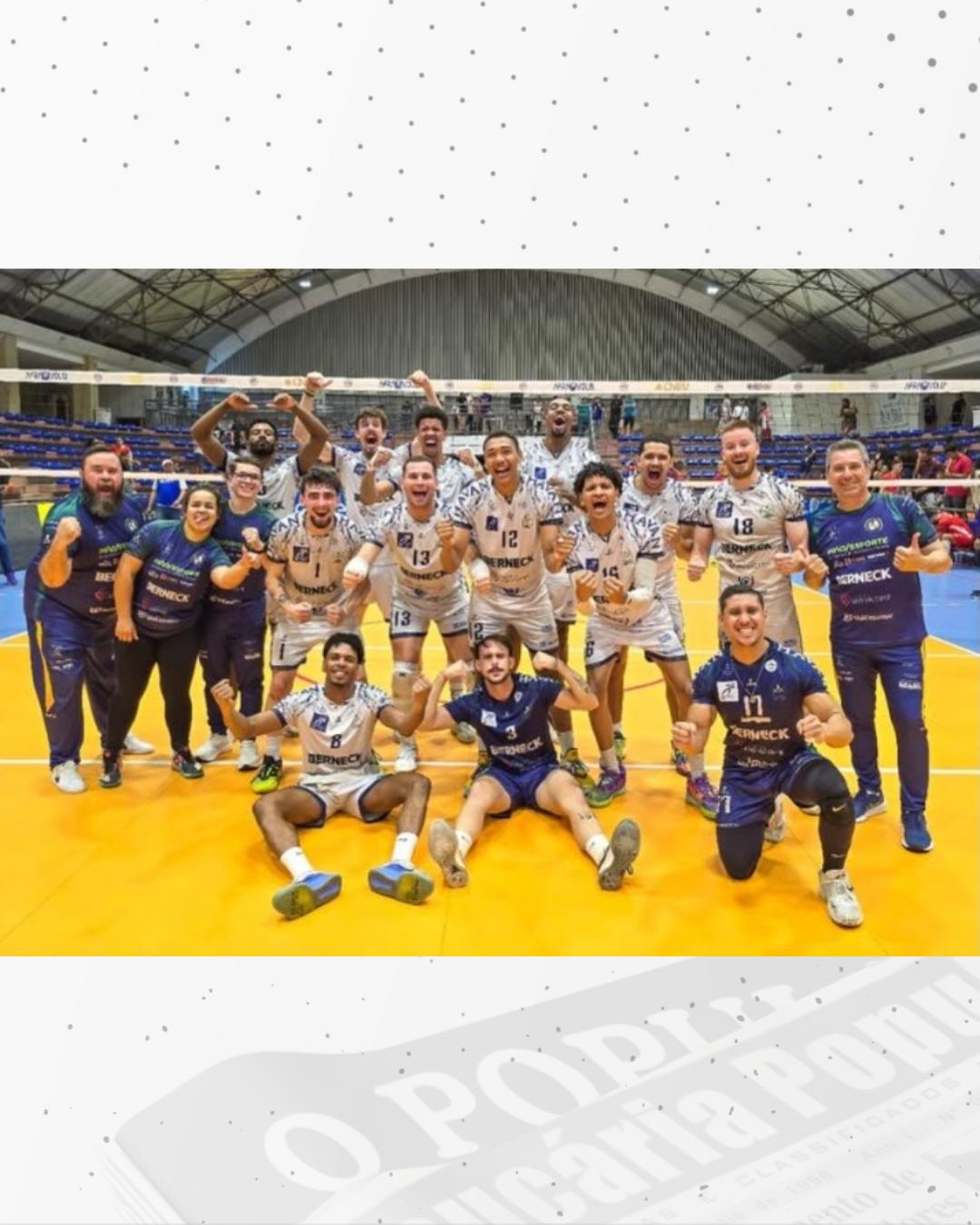 Vôlei Araucária crava 5ª vitória consecutiva na Superliga B e já pensa nos playoffs