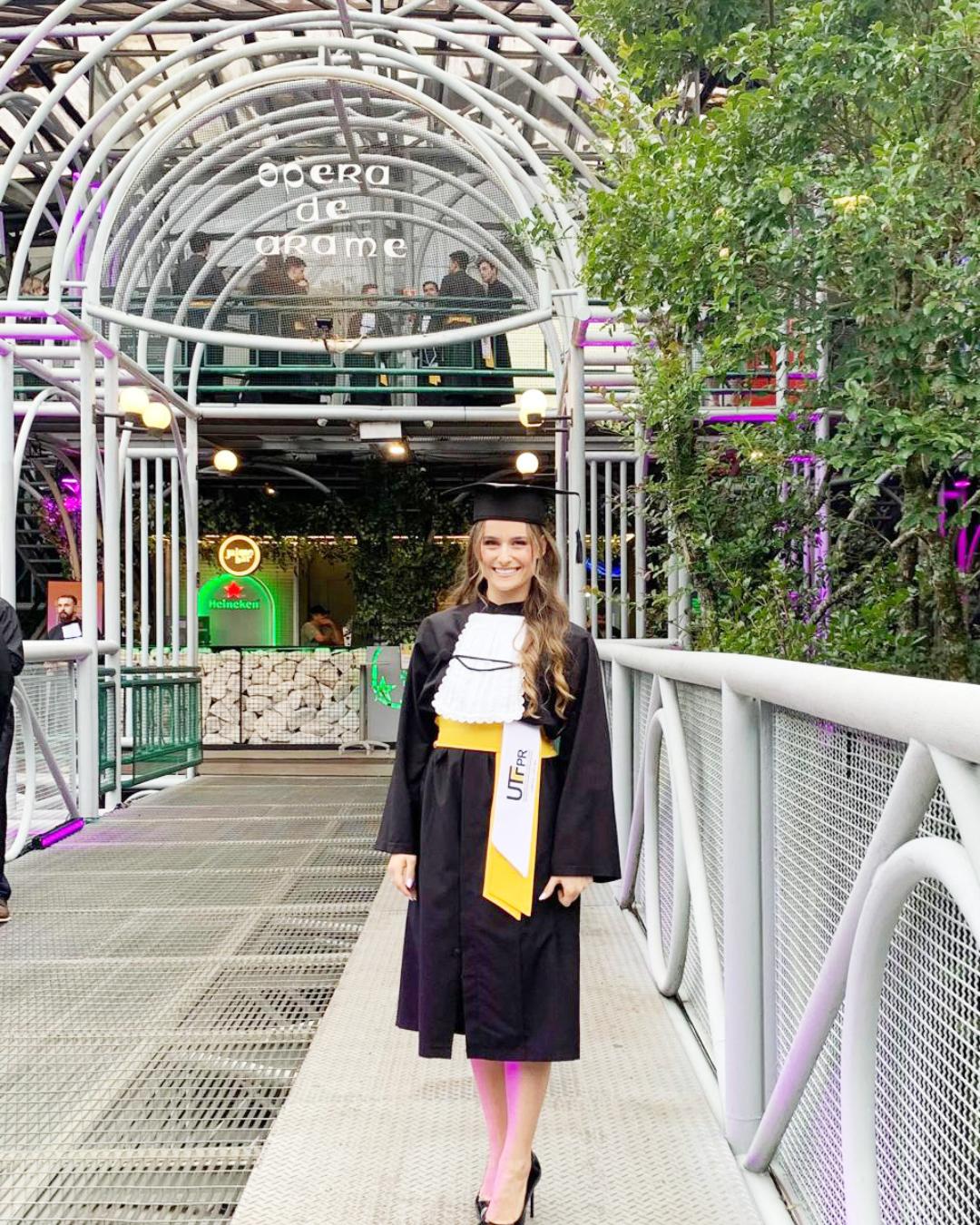 Araucariense recebe Láurea Acadêmica ao se formar em Engenharia Mecânica na UTFPR