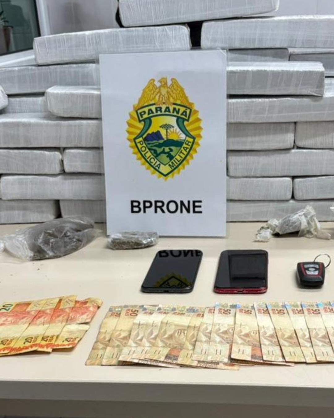 Mais de 41 kg de maconha são apreendidos em operação da RONE