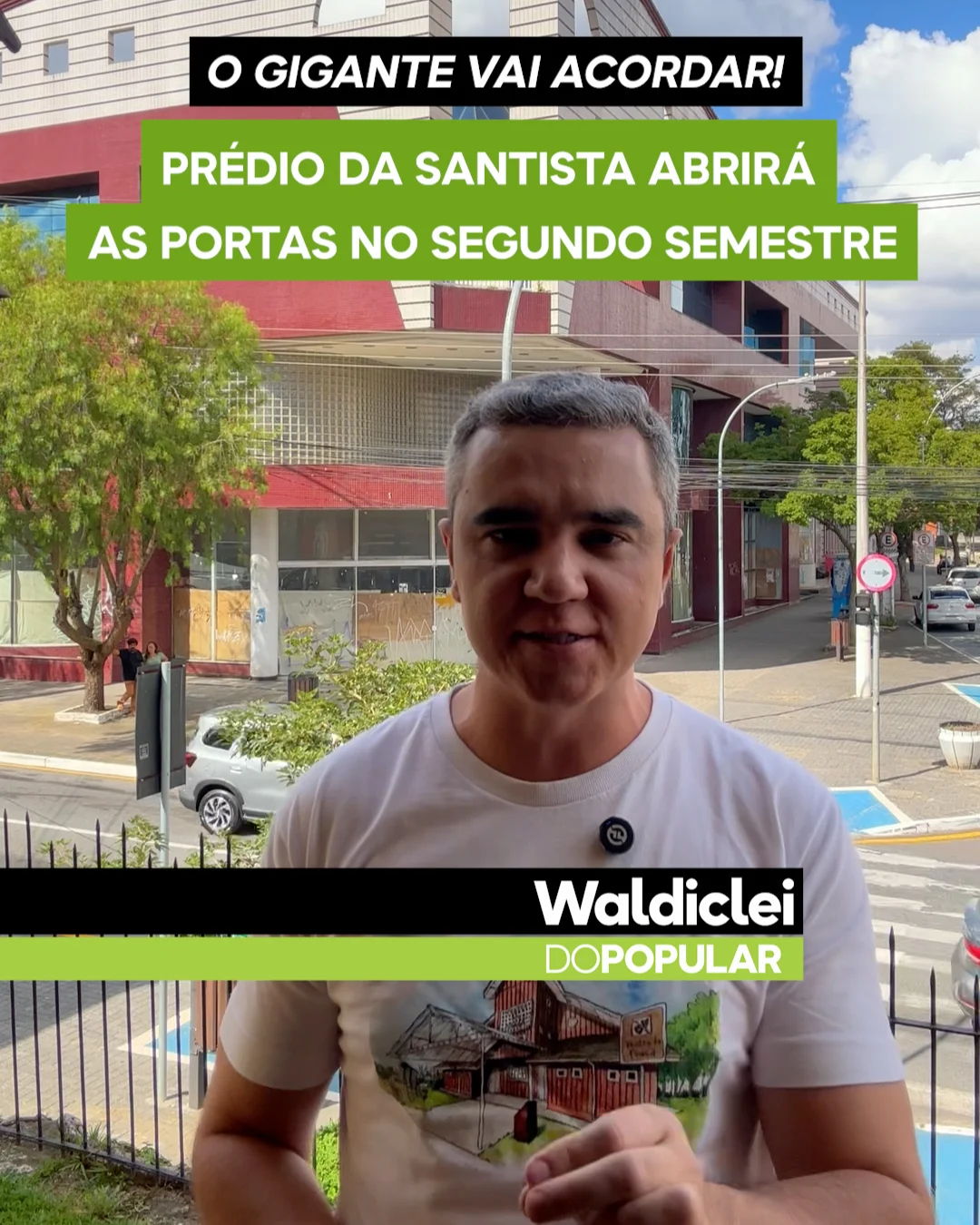 O gigante vai acordar! Prédio da Santista abrirá as portas no segundo semestre