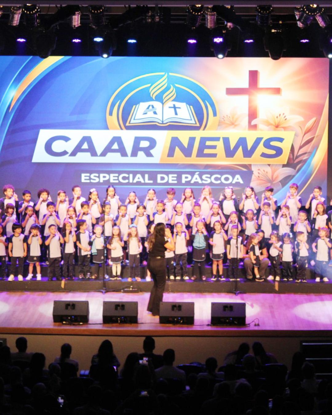 Alunos do Colégio Adventista de Araucária apresentam cantata de Páscoa em Curitiba