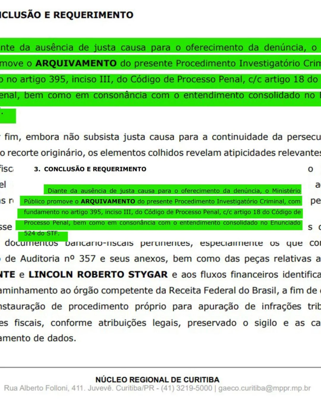 GAECO arquiva investigação contra ex-secretário de Segurança