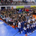 Ginásio Joval de Paula Souza recebeu cerimônia aberta dos Jogos Escolares nesta sexta-feira