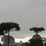 Simepar prevê chuva apenas para esta segunda-feira (13)