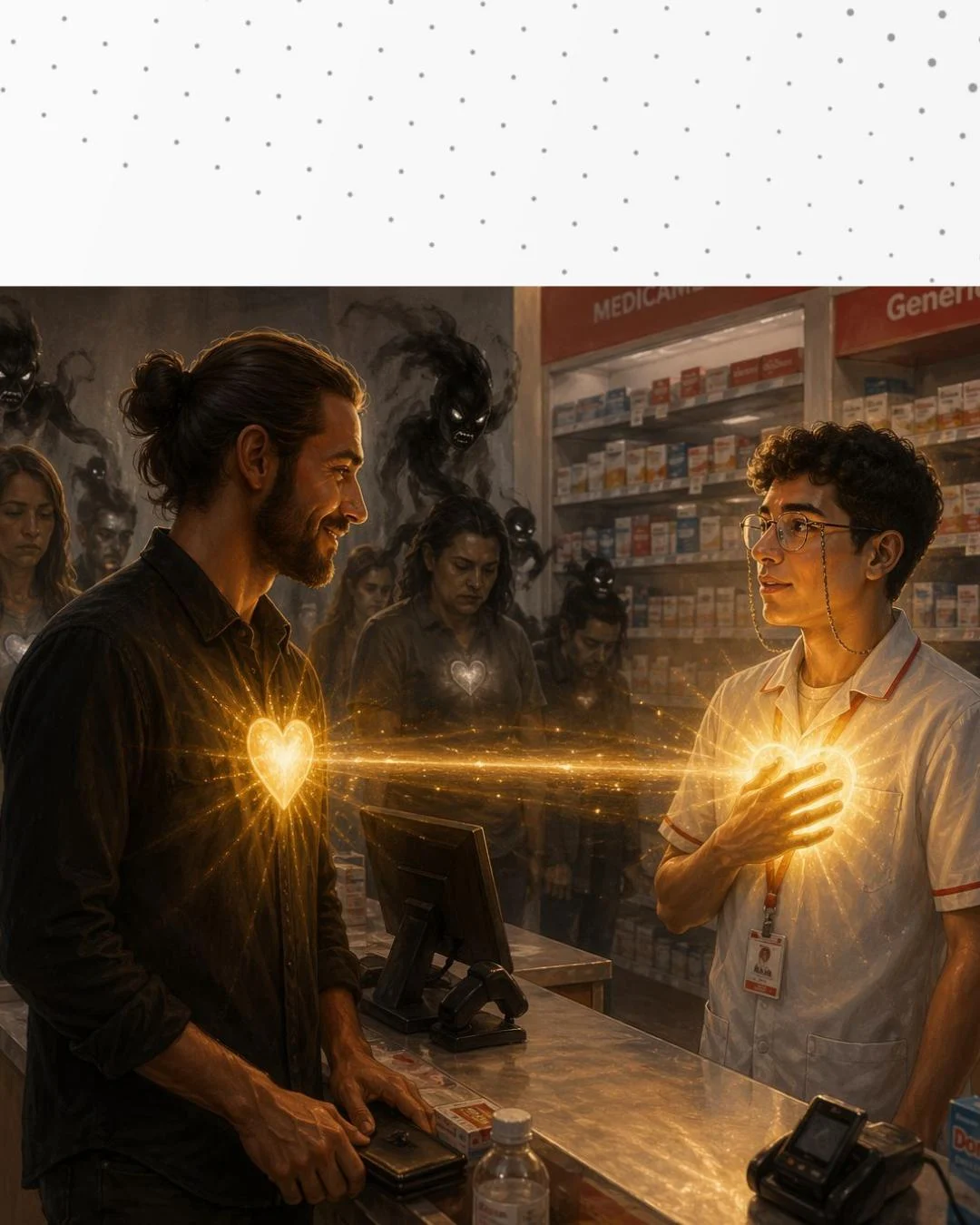 Vando Fortuna: Eu e o atendente de farmácia — almas amigas