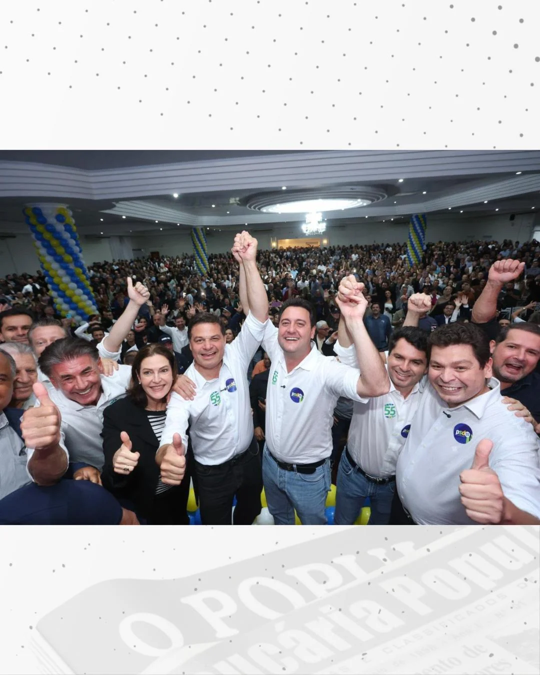 Encontro do PSD em Cascavel reúne milhares de pessoas
