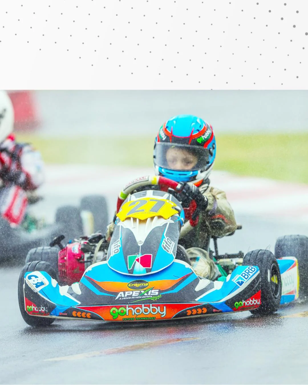 Igor Ohpis está entre os seis melhores pilotos do Sul-Americano de Kart na categoria Cadete