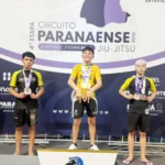Matheuzinho conquista dois ouros no Circuito Paranaense de Jiu-Jitsu