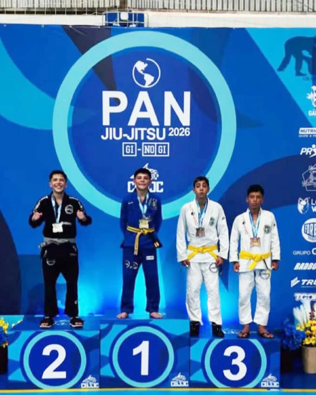Matheuzinho ganha quatro medalhas no Campeonato Pan-Americano da CBJJC