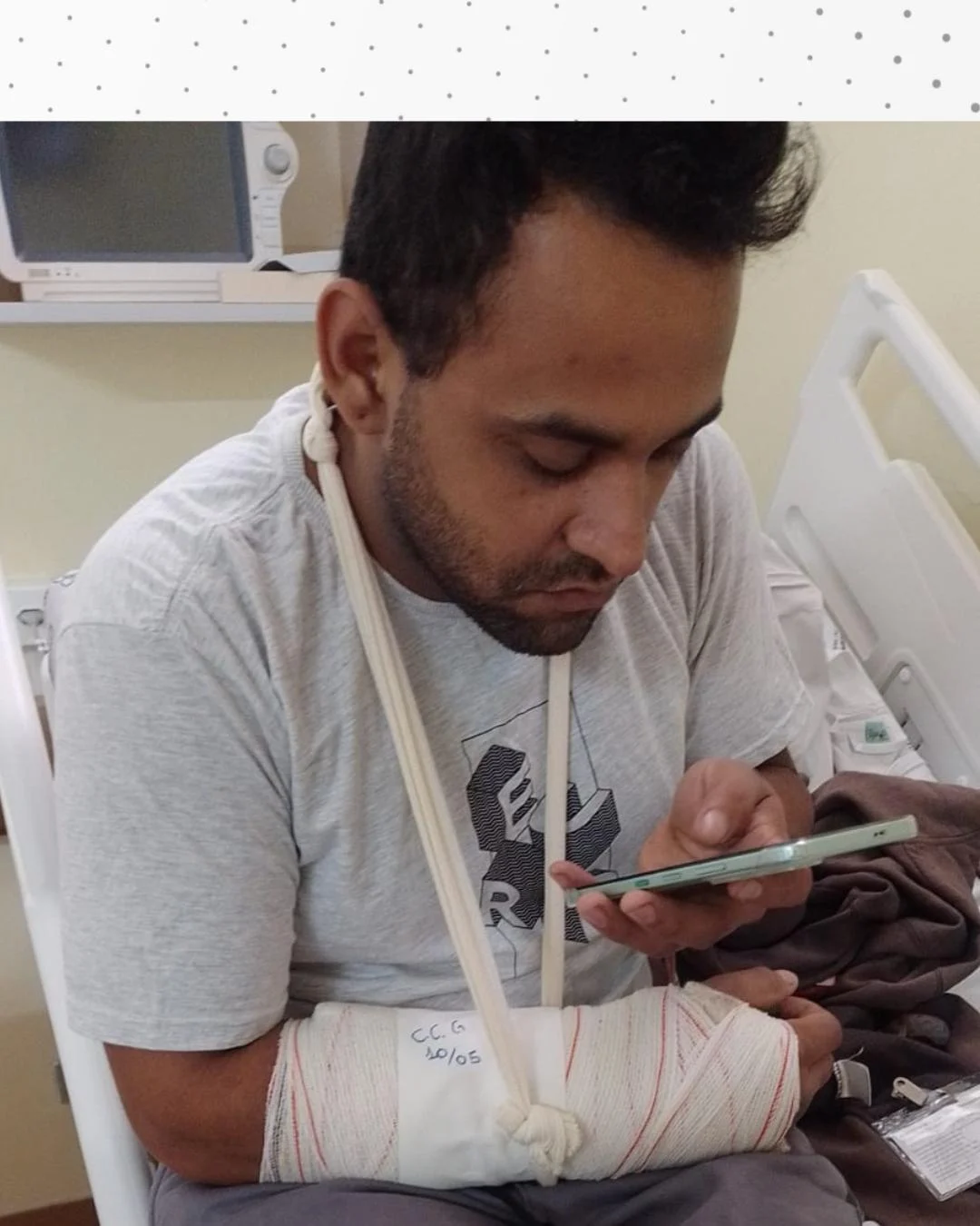 Motoboy sofre acidente próximo das Pontes Metálicas e cria vakinha solidária para sustento da família