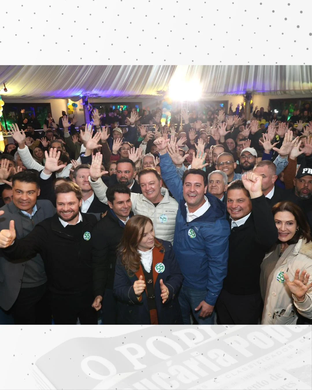 Ratinho Junior promove evento em Colombo para apresentar Sandro Alex