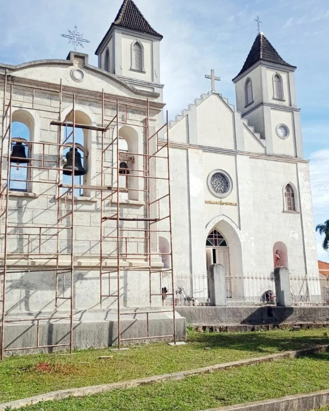 Reforma da Igreja São Miguel está prevista para ser concluída em setembro deste ano