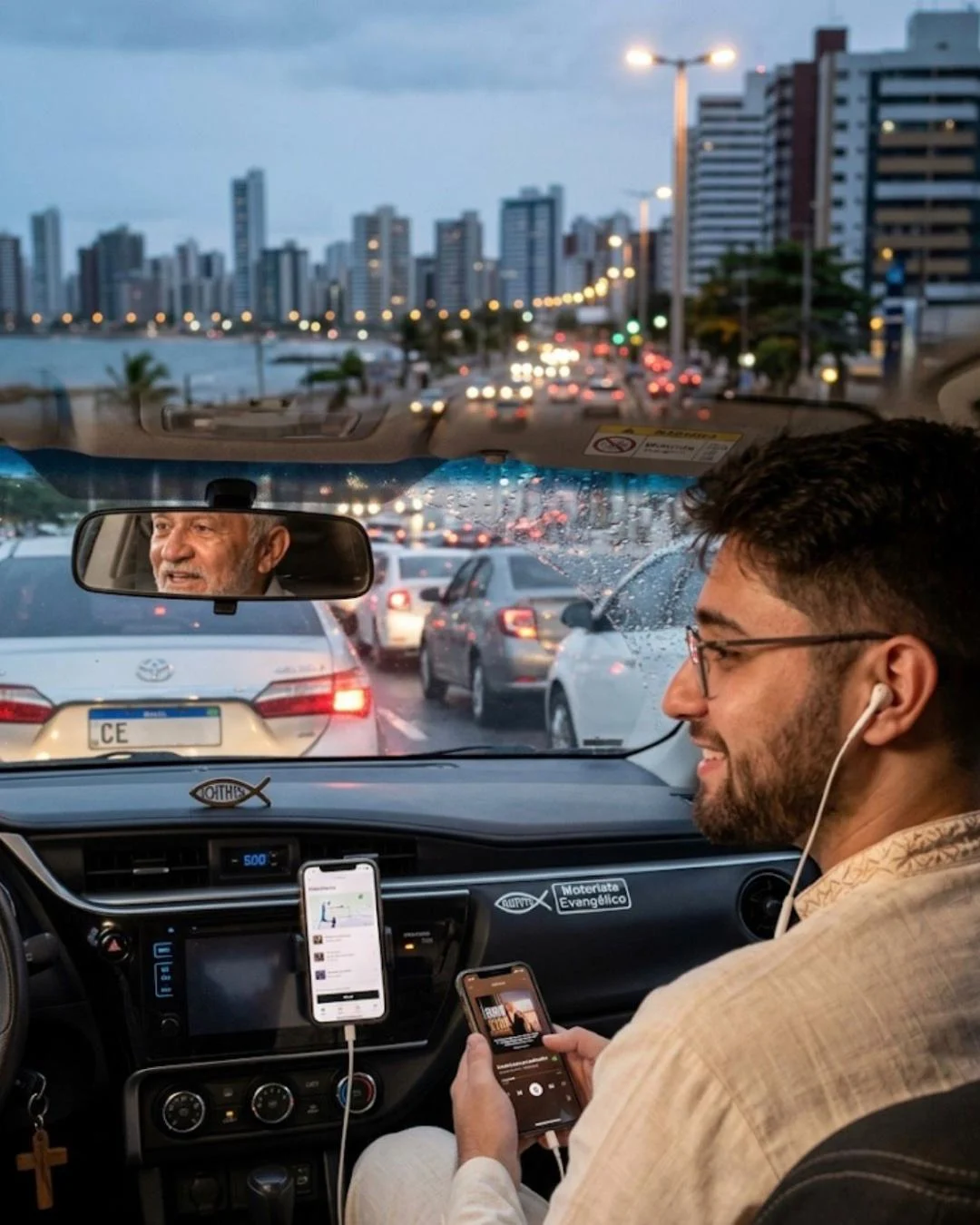 Vando Fortuna: Deus e o motorista da Uber