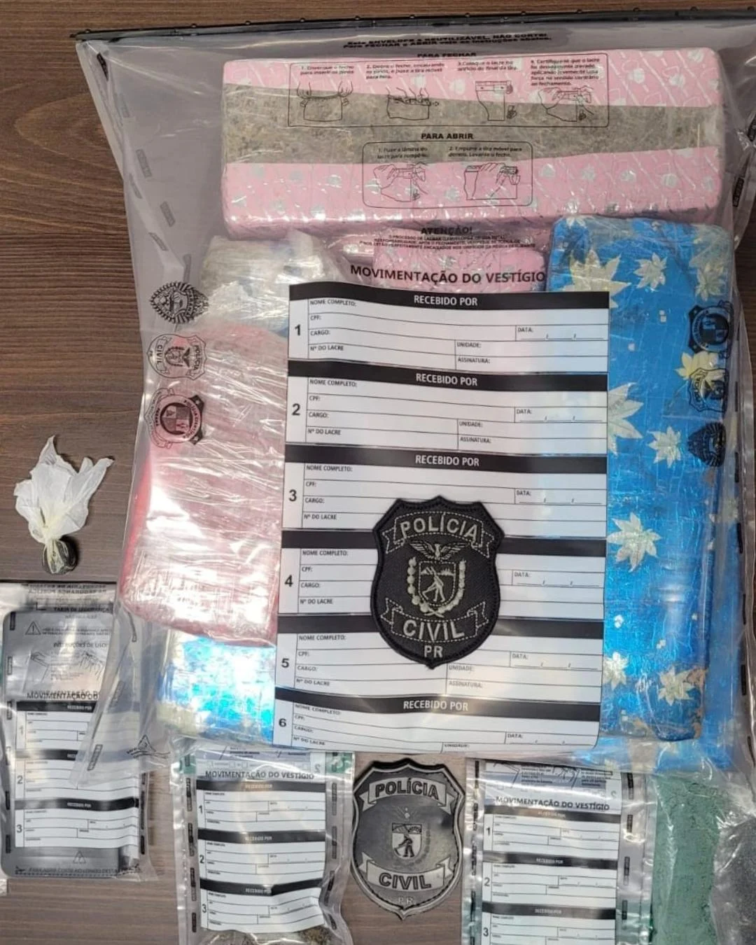 Delegacia de Araucária prende suspeito por tráfico e retira do mercado mais de 6 kg de drogas