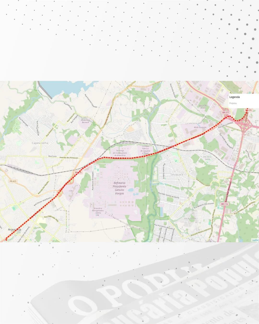 BRT Araucária-CIC é um dos 6 projetos de mobilidade urbana prioritários da RMC