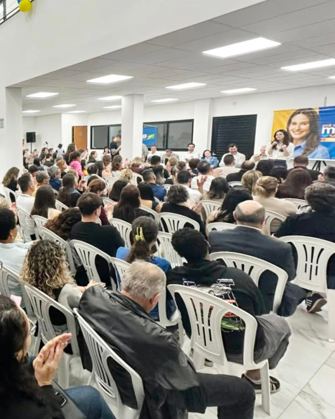 Com grande público, Marjorie lança pré-candidatura a deputada federal