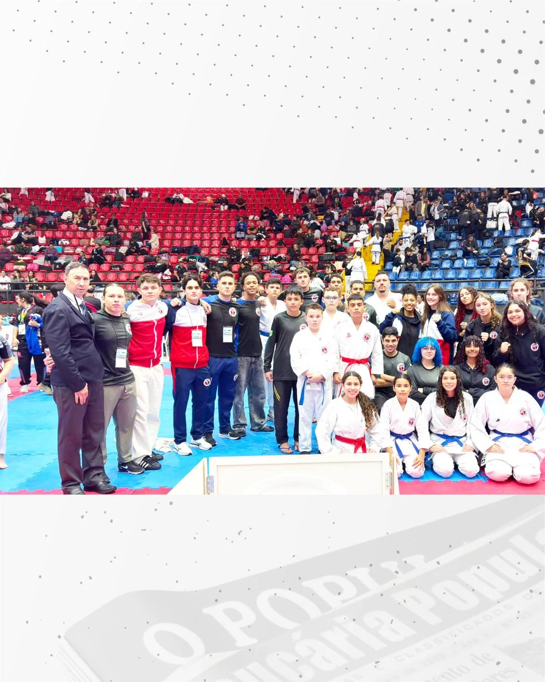 Equipe de karatê conquista 16 medalhas no Campeonato Paranaense