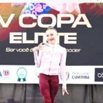 Ginasta Bela Baja é campeã em dose tripla na Copa Elitte de Ginástica Rítmica