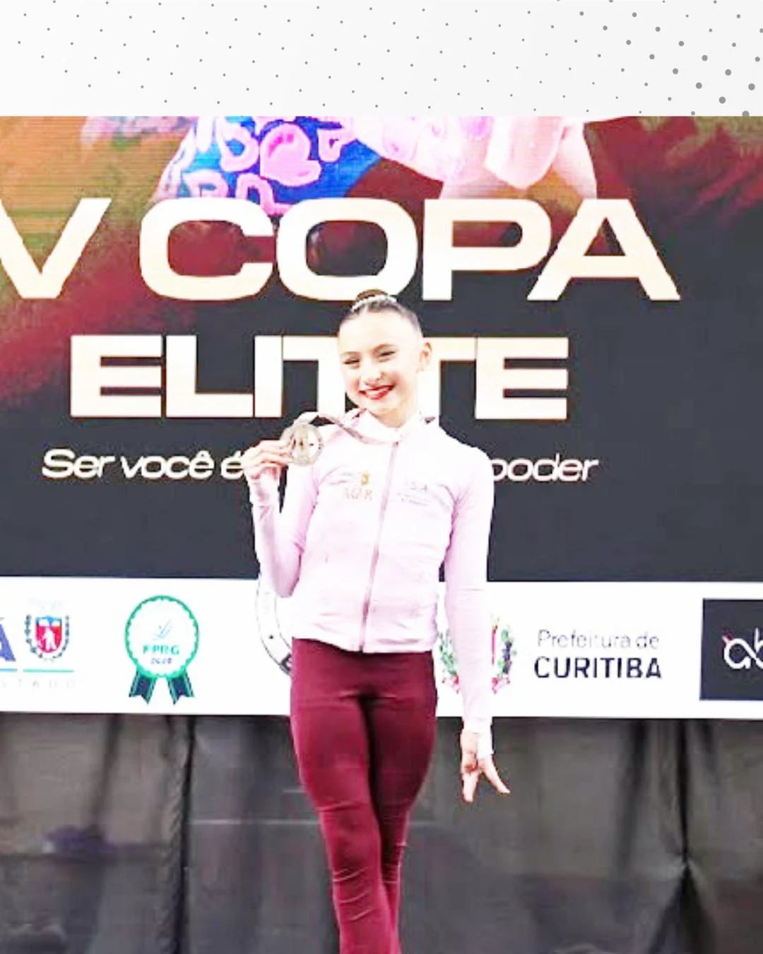 Ginasta Bela Baja é campeã em dose tripla na Copa Elitte de Ginástica Rítmica