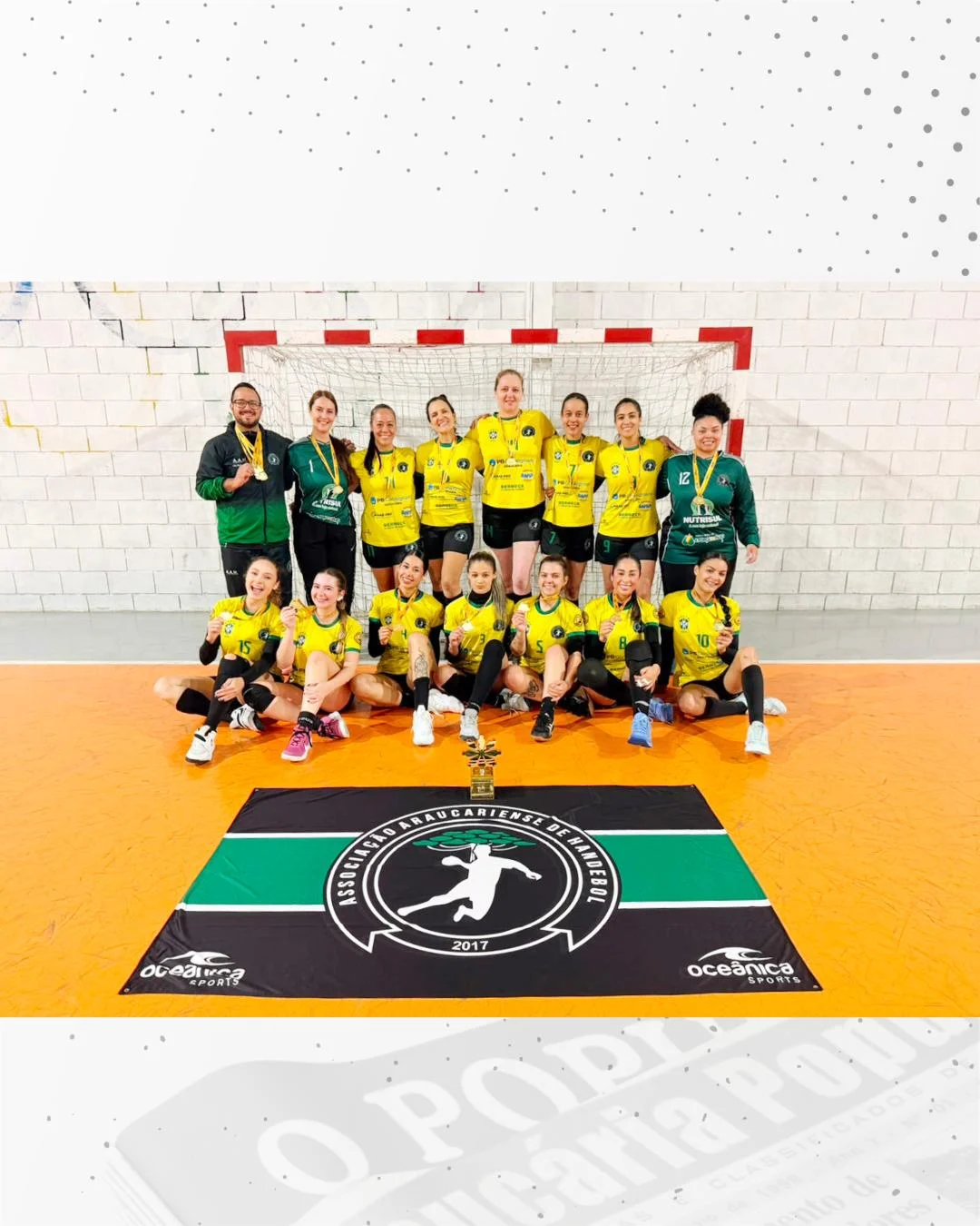 Handebol e vôlei de Araucária se classificam para a fase macro dos Jogos Abertos do Paraná