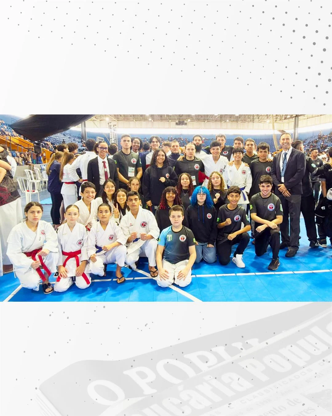 Karatecas da cidade conquistam 23 medalhas no Paranaense Sul/Leste