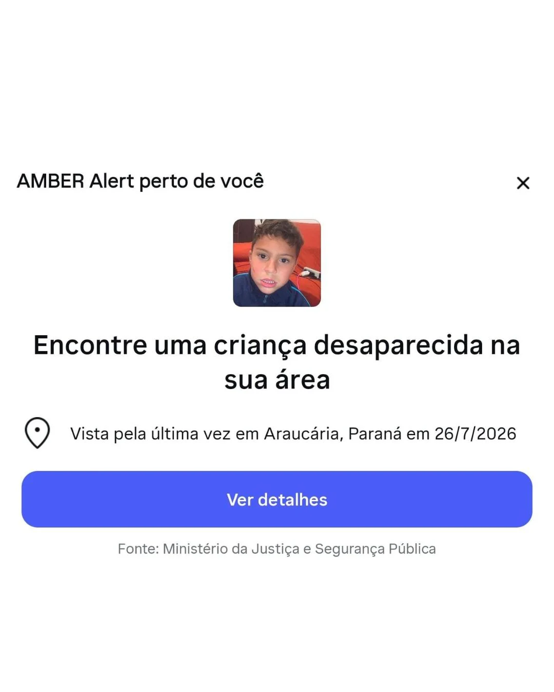 Você sabe o que é o Alerta Amber?