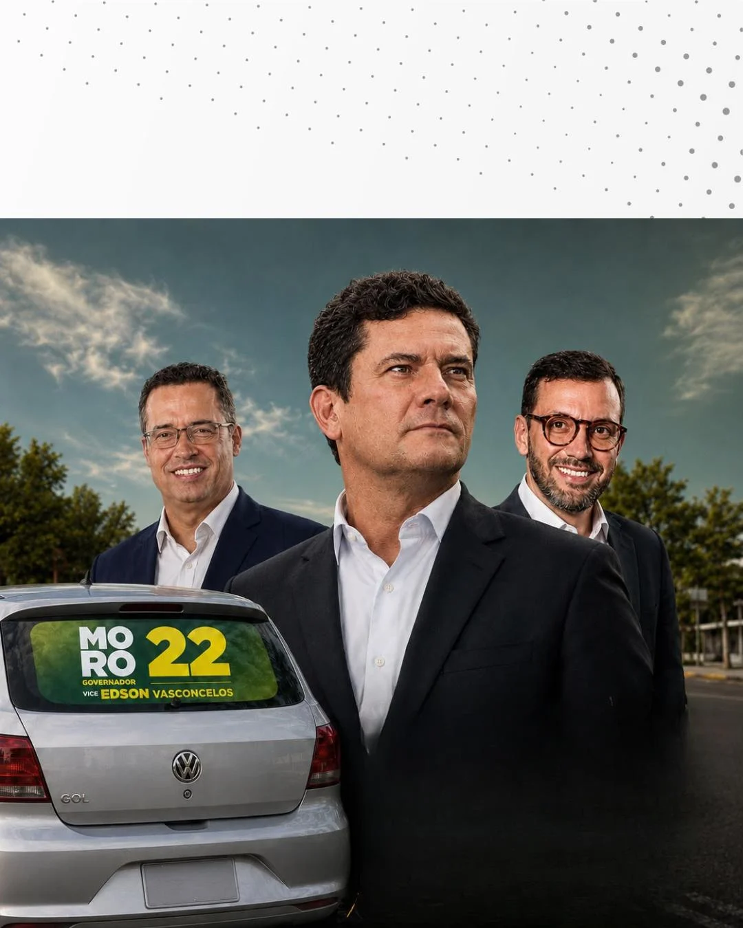 Campanha de Moro promove adesivaço em Araucária neste sábado (22)